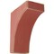 Ekena Millwork 5 1/4"W x 10"D x 12"H Clarksville Wood Vintage Decor Bracket, Salvage Red BKTWD05X10X12CVRD - alternate 1